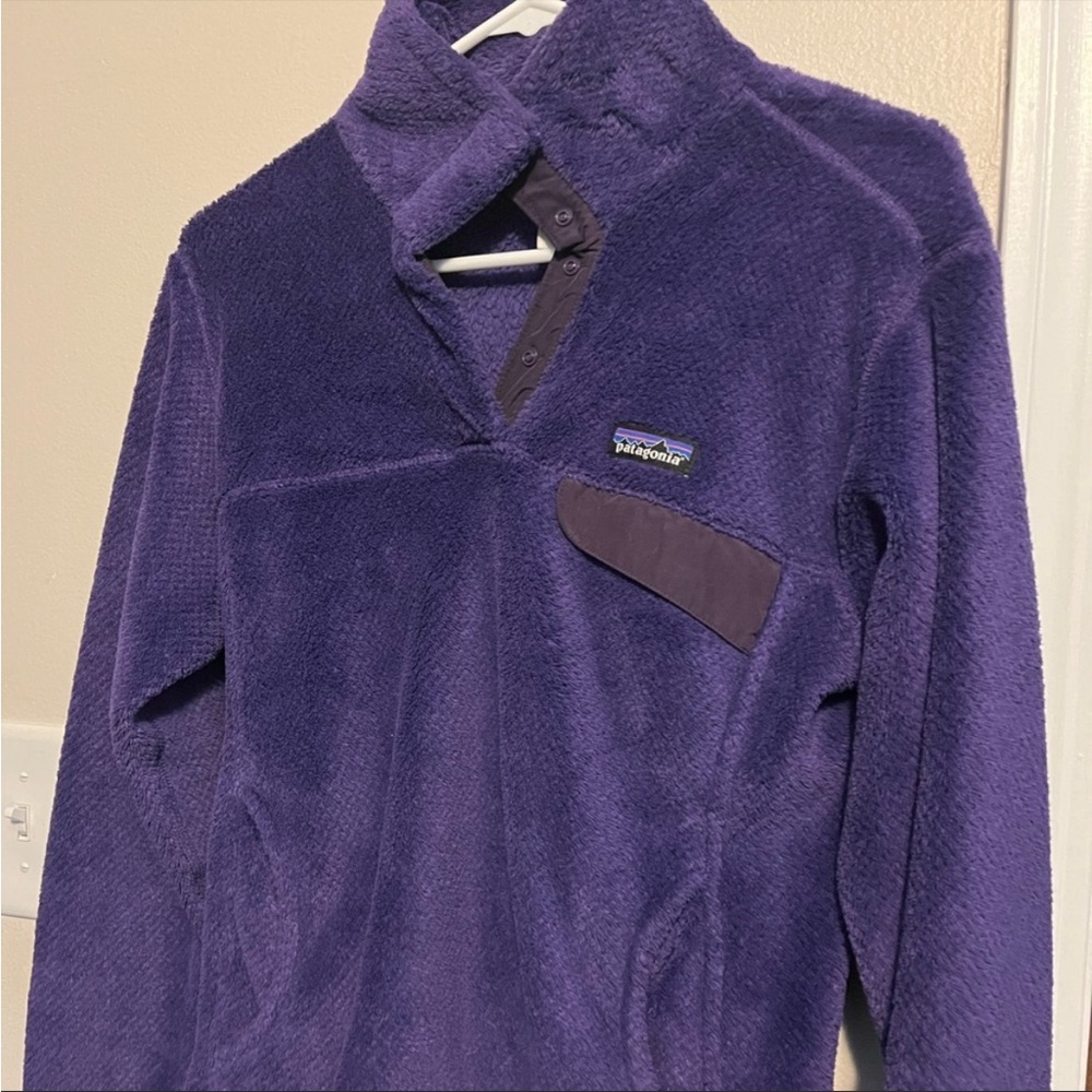 Purple Patagonia Synchilla.
